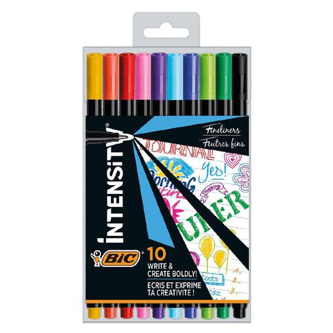 Bic Intensity 2-in-1 Dual Tip Fineliners - Assorted Ink - Shop