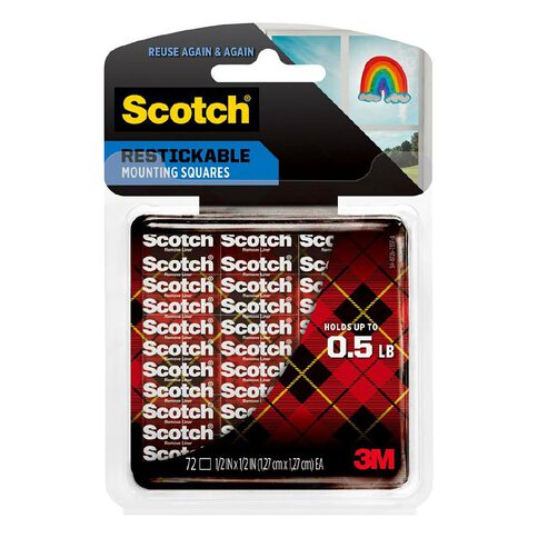 12 Pack: Scotch Double Sided Removable Scrapbooking Tape, Size: 0.5 x 25ft, Clear