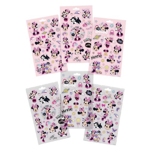 Minnie Mouse Sticker Pad 6 Pages