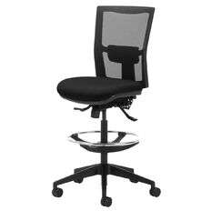 Chair Solutions Team Air Mesh Technical High Lift Chair Black Fabric