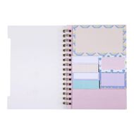 Kookie Spiral Notebook With Sticky Notes