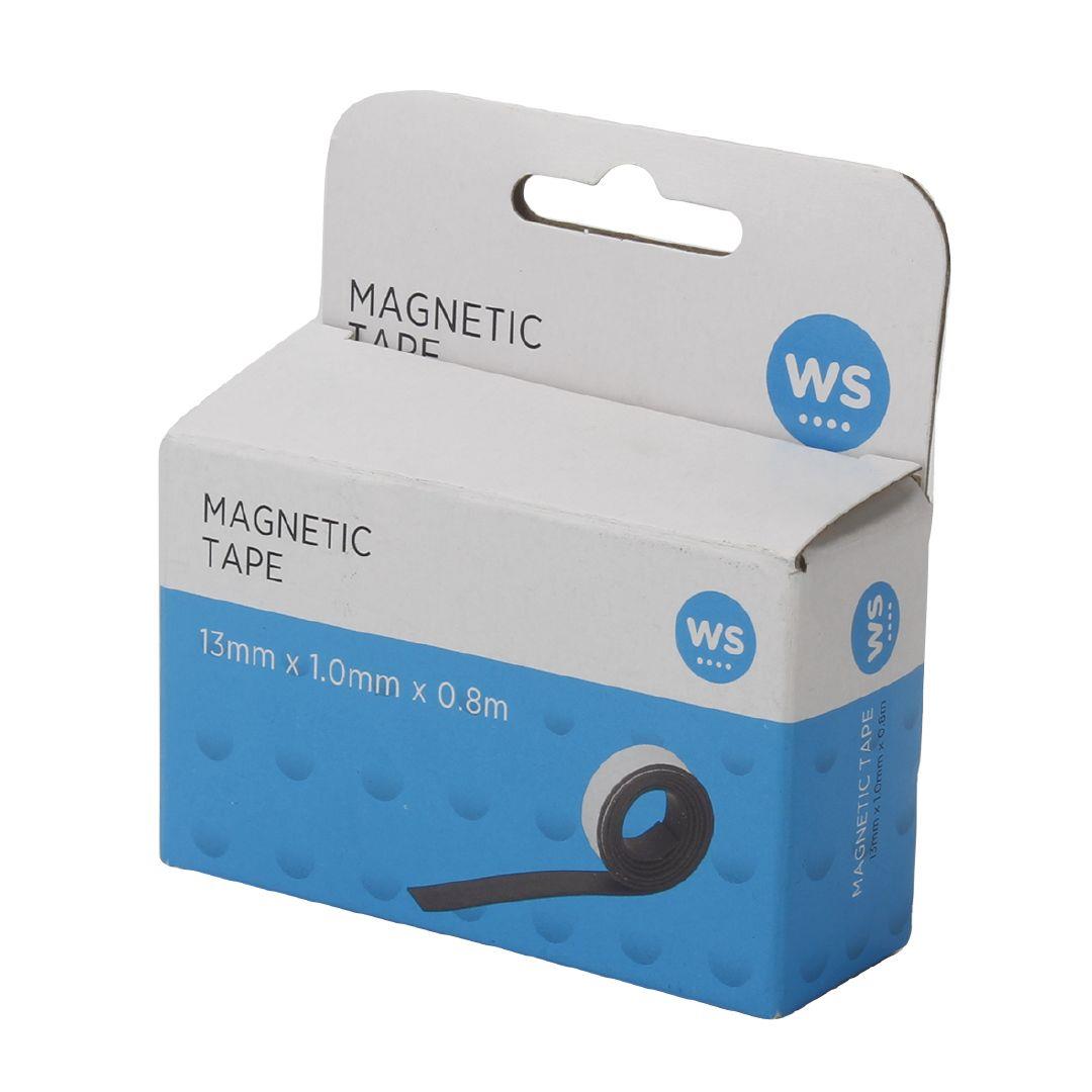 WS Magnetic Strip 1.3cm x 80cm Black