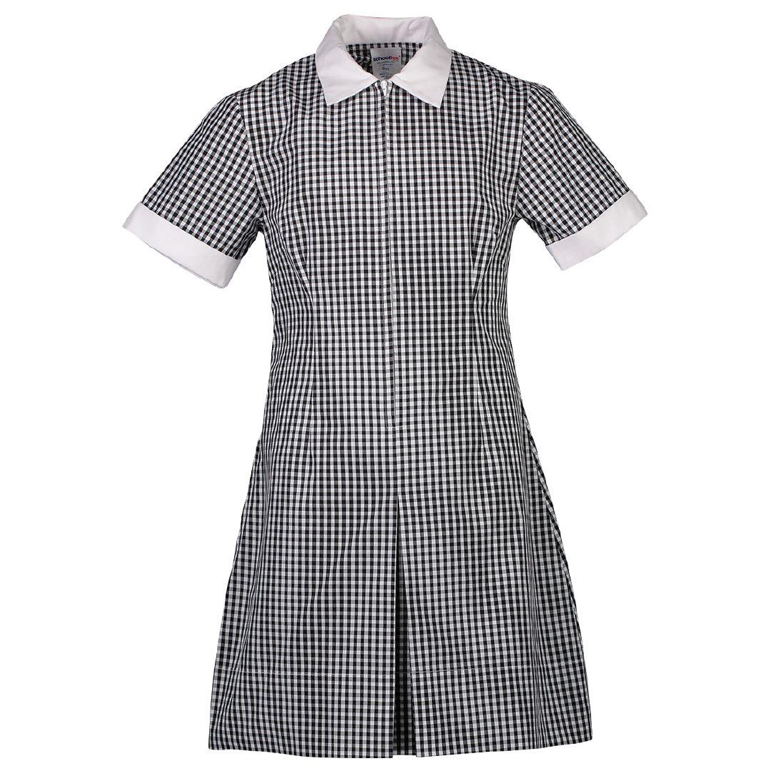 Schooltex Zip Gingham School Dress | Warehouse Stationery, NZ