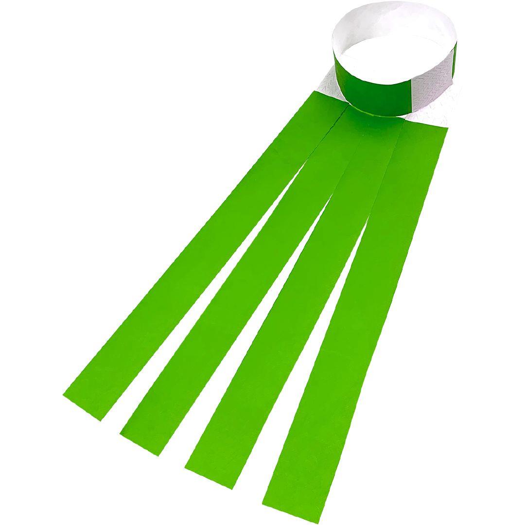 WS Wristbands Green 10 Pieces Green Mid | Warehouse Stationery, NZ