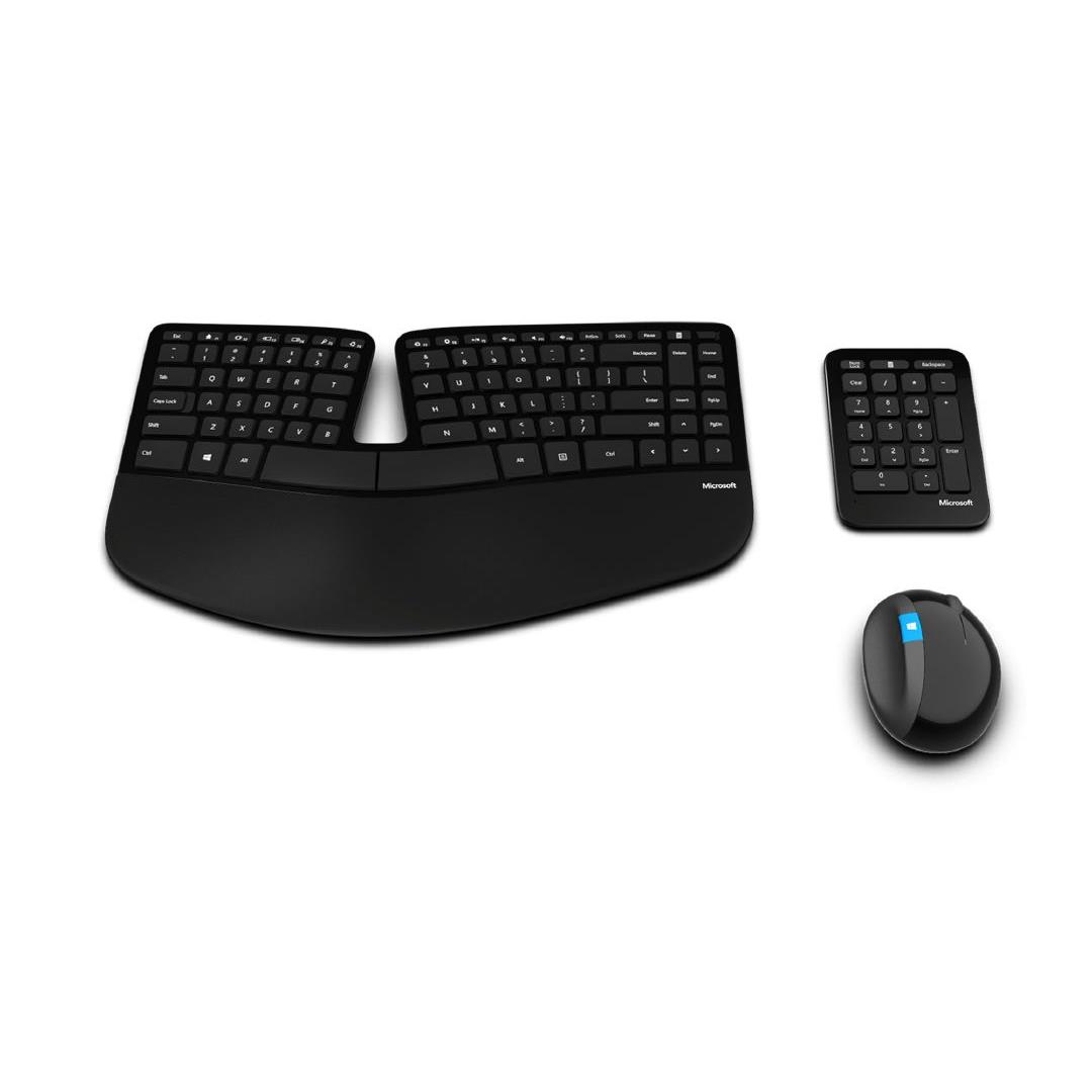 Microsoft Sculpt Ergonomic Wireless Desktop Black Warehouse