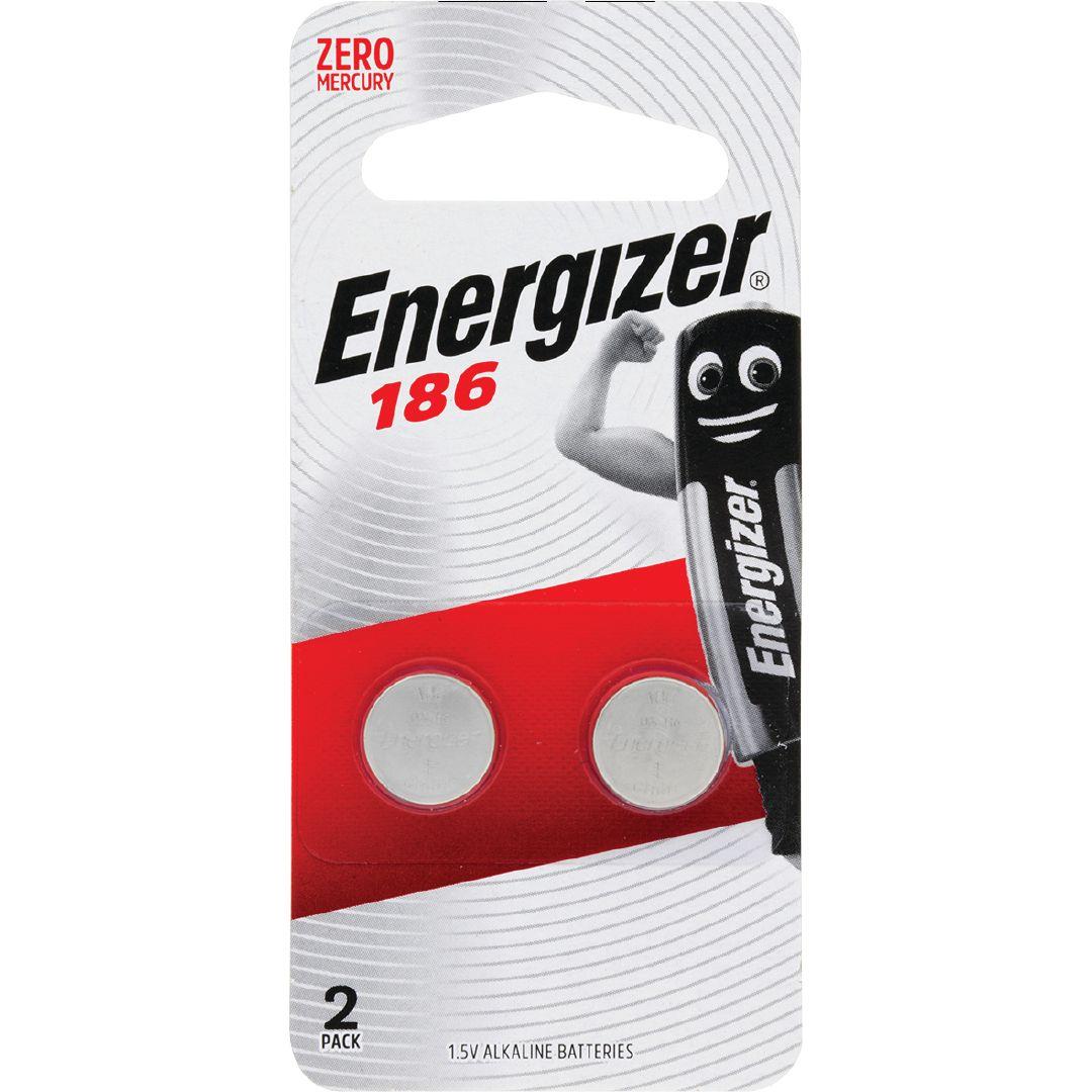 Energizer Alkaline Button Battery 186 2 Pack | Warehouse Stationery, NZ