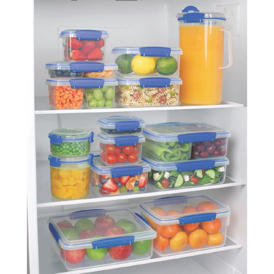 Sistema Klip-It Rectangle 3 L Plastic Food Storage Container