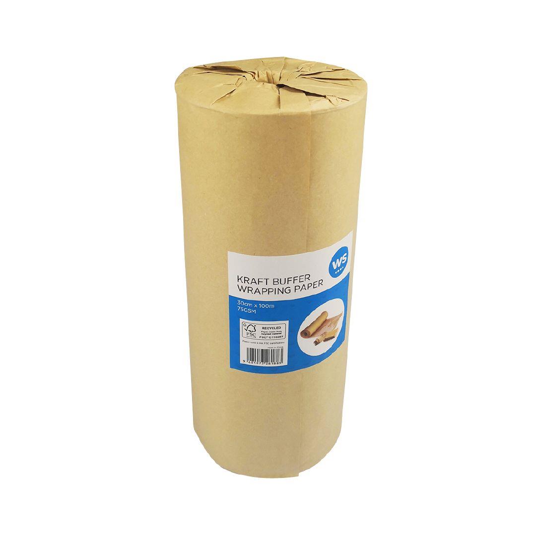 12inch 10m Kraft Paper Roll Recycled Paper for Gift Wrapping, Crafts,  Art,Painting, Packing Paper, Scrapbooking Paper Packs