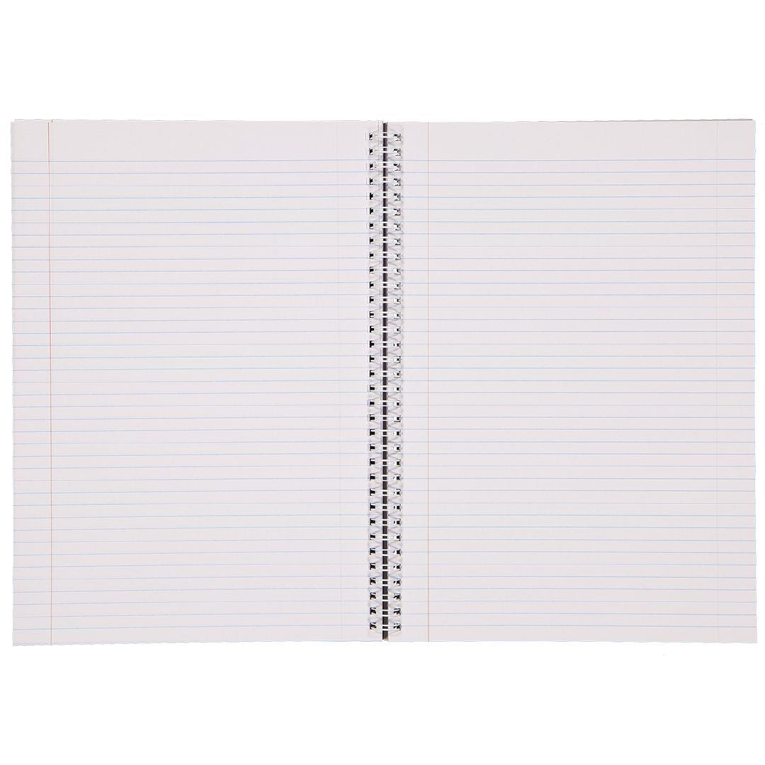 WS Spiral Writing Book 240 Page A4 Wiro Red Mid | Warehouse Stationery, NZ